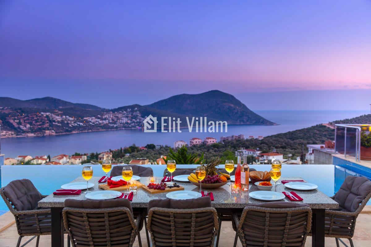 Villa Buse Duo Kalkan’da lüks deniz manzaralı villa - ElitVillam